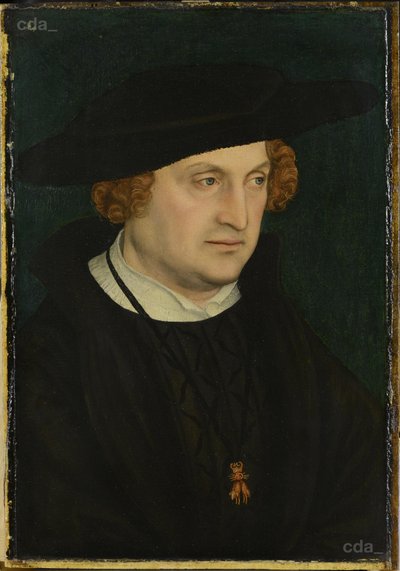 Porträt des Markgrafen Johann von Brandenburg-Ansbach von Lucas Cranach the Elder